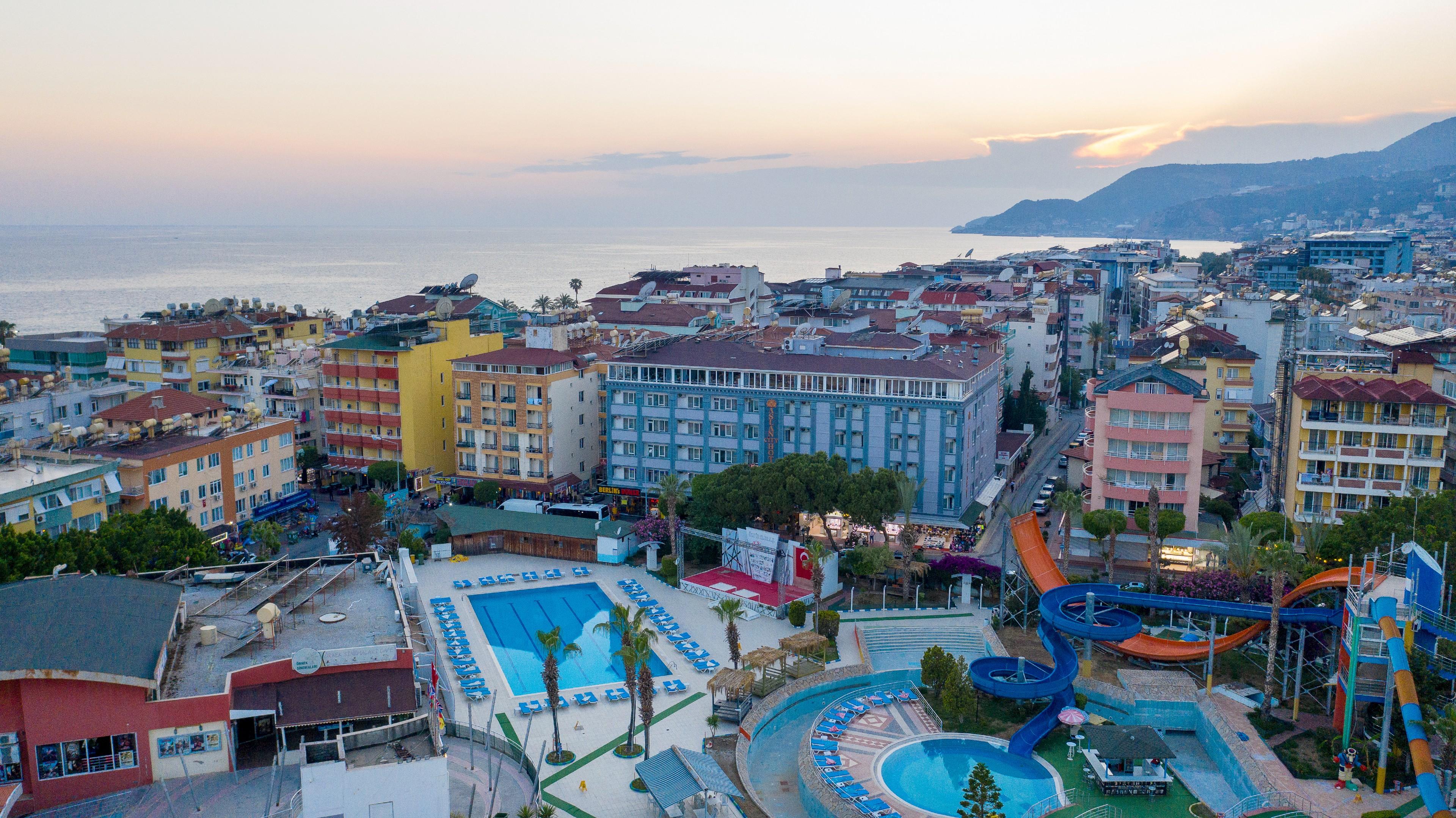 Aslan Sand & City Hotel Alanya Exterior foto